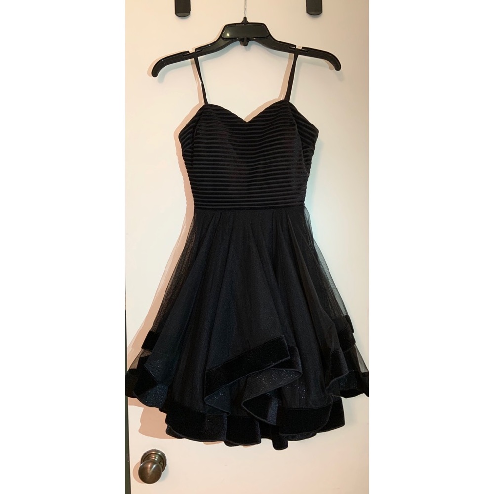 Black Strapless Dress